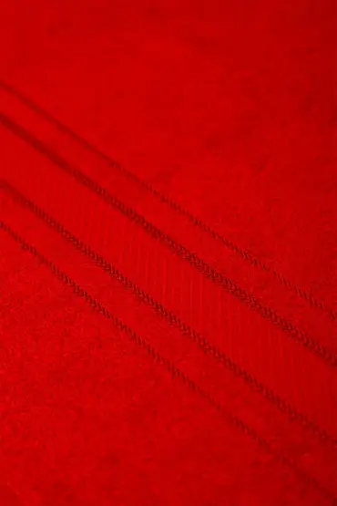 Fiesta Soft Bordürlü Bukle Orient Yüz Havlusu 2201 50x90 | Kırmızı