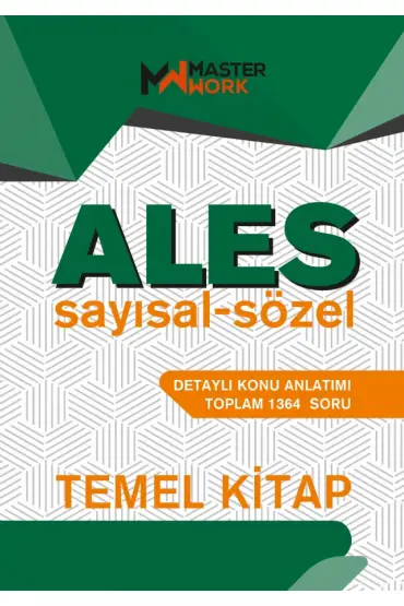 ALES Temel Kitap / Sayısal-Sözel Detaylı Konu Anlatımı