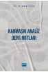 KARMAŞIK ANALİZ - Ders Notları