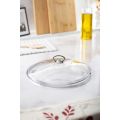 30 Cm Tencere & Tava & Sahan için Metal Kulplu Cam Kapak (TÜM TENCERELERE UYUMLUDUR)